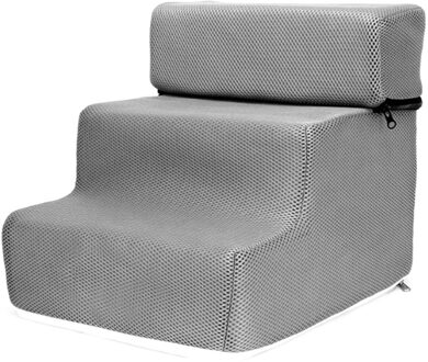 Kat Hond Oprit Puppy Supplies Pet Bed Trappen Ladder 2/3 Stappen Verwijderbare Antislip Ramp Klimmen Wasbare Afneembare Hond bed Ladder As Shown2