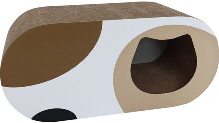 Kat Hoofd Gat Kat Scratcher Board Hoge Dichtheid Gegolfd Papier Poot Care Meubels Bescherming Katten Poot Training Dierbenodigdheden