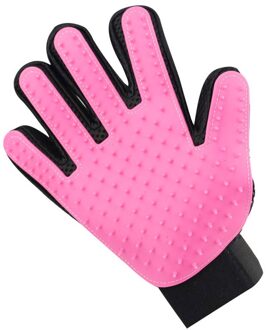 Kat Huisdier borstel Handschoen Deshedding Zachte Efficiënte Huisdier Massage Grooming Handschoen Hond Bad Kat schoonmaakproducten Huisdier Handschoen Hond kammen 35 Roze