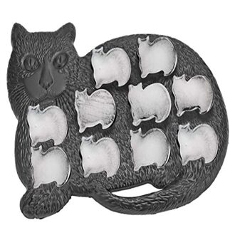 Kat Ice Tray Siliconen Mal Diy Cartoon Pet Ice Cube Food Grade Silicone Mold Zeep Maken Levert Resin Moulds Fondant gereedschap Bourgondië