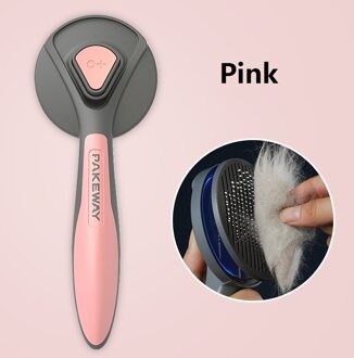 Kat Kam Hond Kam Kat Haar Kam Hond Haar Speciale Naald Kam Kat Haar Cleaning En Beauty Producten kat Levert roze