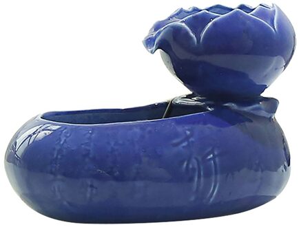 Kat Keramische Fontein Kom Huisdier Drinkfontein Elektrische Water Dispenser Automatische Circulerende Smart Voedsel Wastafel blauw