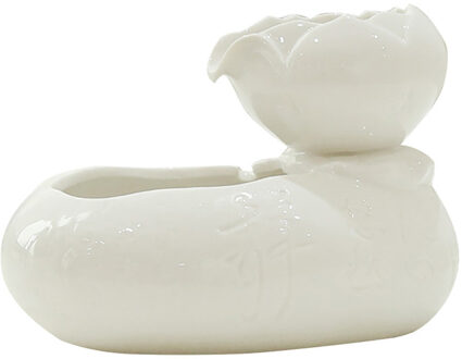 Kat Keramische Fontein Kom Huisdier Drinkfontein Elektrische Water Dispenser Automatische Circulerende Smart Voedsel Wastafel wit