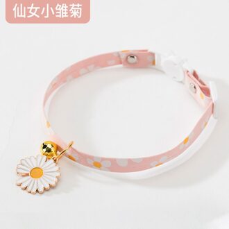 Kat Kitten Kraag Leuke Kat Sieraden Bel Kawaii Halsbanden Kat Voor Kleine Middelgrote Honden Kraag Dierbenodigdheden Kat Puppy accessoires roze