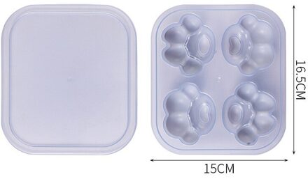 Kat Klauw Ice Tray Mold Diy Zelfgemaakte Bevroren Ijs Pudding Quick Vriezer Cartoon Leuke Huishoudelijke Ice Box 01