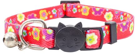 Kat Kraag Breakaway Met Bel Veiligheid Kitty Halsbanden Voor Katten Kitten Lengte Verstelbare Kat Ketting Fixtec Gesp 2