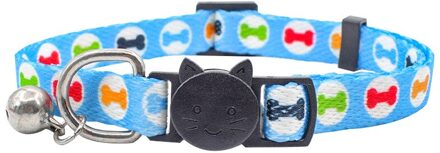 Kat Kraag Breakaway Met Bel Veiligheid Kitty Halsbanden Voor Katten Kitten Lengte Verstelbare Kat Ketting Fixtec Gesp 3