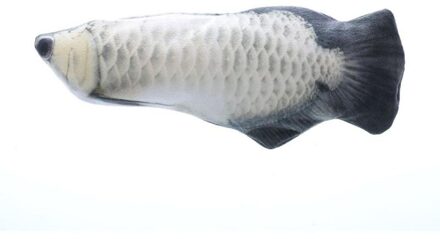 Kat Kwispelende Vis Realistische Knuffel Simulatie Kattenkruid Zachte Voor Huisdier Kauwen Speelgoed Voor Katten Game Voor Kat Interactieve katten Speelgoed