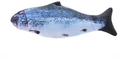 Kat Kwispelende Vis Realistische Knuffel Simulatie Kattenkruid Zachte Voor Huisdier Kauwen Speelgoed Voor Katten Game Voor Kat Interactieve katten Speelgoed