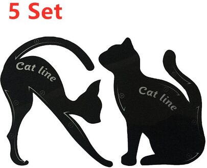 Kat Lijn Eyeliner Stencils Eyeliner Postzegels Kat Pro Eye Liner Postzegels Modellen Shaper Template Makeup Tools 5 reeks