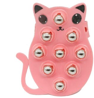 Kat Negen-Ball Massager Schrapen Lymfatische Massage Bal Actieve Borstel Draagbare Body Massager Terug Massage