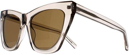 Kat-Oog Dames Transparant Beige Bruin SL214 Kate - One Size