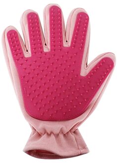 Kat Pet Grooming Deshedding Borstel Handschoenen Effectieve Reiniging Back Massage Animal Zwemmen Bont Ontharing Kat Hond Bad Borstel roze