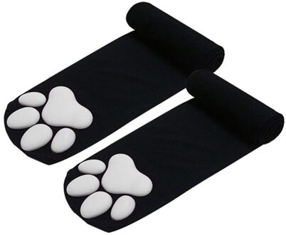 Kat Poot Sokken Voor Vrouwen Meisjes Kawaii 3D Kat Klauw Teen Mutsen Leuke Lolita Pawpads Cosplay Kat Poot pad Dij Hoge Sokken