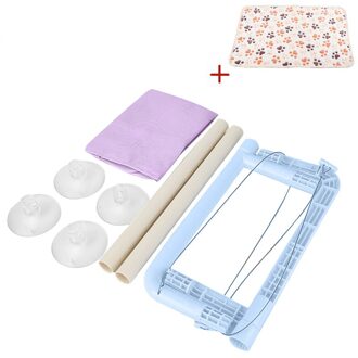 Kat Rusten Seat Baars Venster Hangmat Huisdier Opknoping Slapen Bedden Mount Huisdier Kat Hangmat Comfortabele Katten Huisdier Bed Lager 20kg paars en blanket