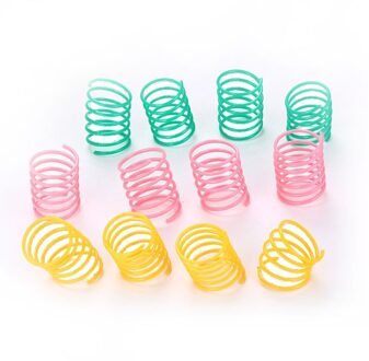 Kat Self-Opgewonden Speelgoed Lente Gevangenis Kooi Muis Telescopische Draad Lente Handig Kat Intelligentie Trainnig Levert Kleur Willekeurige 04