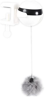 Kat Speelgoed Elektrische Lifting Bal Interactie Kat Teaser Speelgoed Bal Met Pluizige Bal Clip Stijl Huisdier Speelgoed Kat Speelgoed Grappig accessoires toy bal