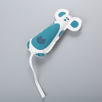 Kat Speelgoed Muis Canvas Geluid Speelgoed Catmint Catnip Piepende Pet Chew Interactieve Speelgoed Voor Katten Huisdier Dieren licht blauw