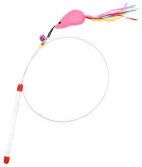 Kat Speelgoed Teaser Kitten Hengel Wand Speelgoed Dierbenodigdheden Voor Kat Stok Draad Interactieve Training Speelgoed