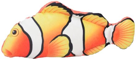 Kat Speelgoed Vis Usb Elektrische Opladen Simulatie Dansen Springen Moving Floppy Vis Kat Interactief Speelgoed Clownfish