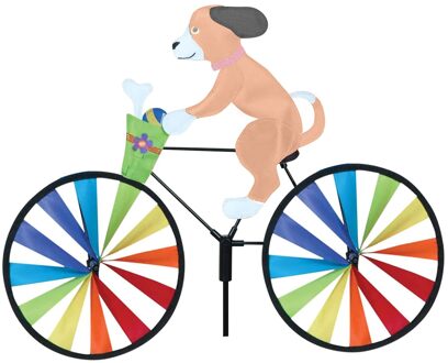 Kat Tijger Op Fiets Diy Windmolen Dier Fiets Wind Spinner Draaimolen Gazon Decoratieve Gadgets Kids Outdoor Speelgoed B