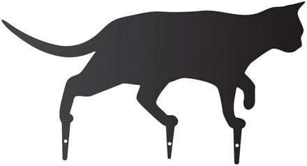 Kat Tuin Sculptuur, Kat Acryl Yard Art Kat Gazon Decoratie, Voor Haar Kat Decor Yard Art Tuinman Nieuwjaar Grappig