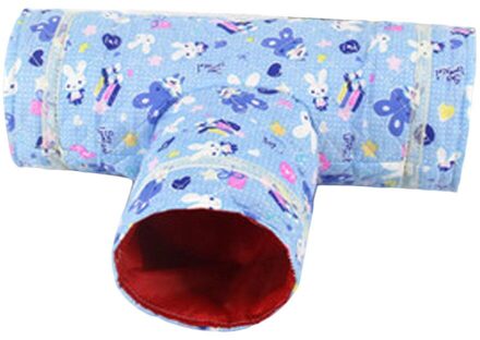 Kat Tunnel Speelgoed 3 Way Inklapbare Klein Dier Play Tunnel Speelgoed Hamster Chinchilla Muizen Ratten MULTI