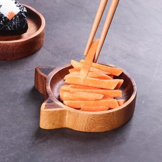 Kat Vorm Hele Hout Pan Plaat Fruit Gerechten Schotel Dessert Diner Brood Houten Platen Thee Lade