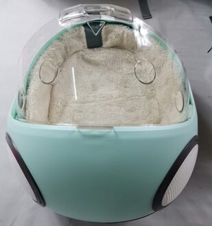 Kat Zak Huisdier Rugzak Reizen Ruimte Pet Carrier Kattenbakvulling Dual-Gebruik Capsule Schoudertas Hond Carrier groen