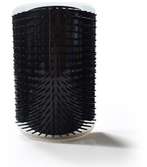 Kat Zelf Groomer Borstel Pet Grooming Supplies Ontharing Kam Voor Kat Hond Haar Verlies Trimmen Kat Massage Apparaat Met kattenkruid zwart