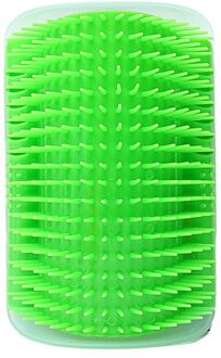 Kat Zelf Groomer Kam Borstel Pet Wrijven Gezicht Kietelen Massage Apparaat Met Catnip Ontharing Kam Voor Kat Hond Pet grooming Supplies groen