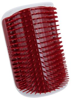 Kat Zelf Grooming Pet Borstel Kat Massage Haar Catnip Accessorie Gezicht Hond Kietelen Met Kam Hoek Verwijdering En Rood