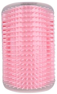 Kat Zelf Grooming Pet Borstel Kat Massage Haar Catnip Accessorie Gezicht Hond Kietelen Met Kam Hoek Verwijdering En Roze