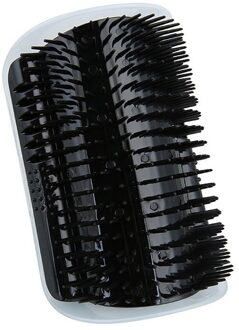Kat Zelf Grooming Pet Borstel Kat Massage Haar Catnip Accessorie Gezicht Hond Kietelen Met Kam Hoek Verwijdering En zwart
