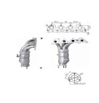 Katalysator Volkswagen/Seat/Skoda 33784