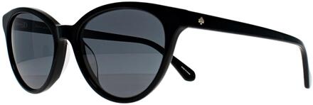 Kate Spade Adeline/G/S 807 IR zwart grijze zonnebril - maat