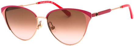 Kate Spade Alianna/G/S bruin roze SF lens rosé gouden zonnebril - maat Roségoud