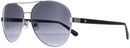 Kate Spade Aviator Vrouwen Palladium Donkergrijs Kleurverloop Averie/S Zilver