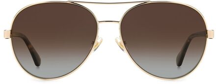 Kate Spade Aviator Zonnebril Met Verlooplenzen - maat Bruin