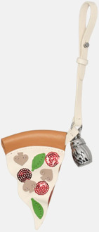 Kate Spade bag charm/tassenhanger NYC pizza multi Ecru - No Size