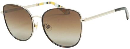 Kate Spade bruine gradientlens gouden zonnebril