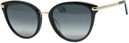 Kate Spade grijze gearceerde lens zwarte zonnebril