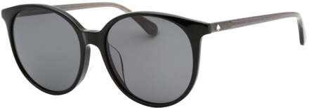 Kate Spade grijze zwarte lenslens zonnebril - One Size