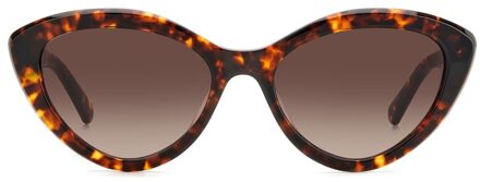 Kate Spade Kattenoog Zonnebril Schildpadstijl - maat Bruin