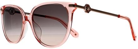 Kate Spade Kristina/G/S 35J FF roze grijs gradiënt zonnebril - One Size