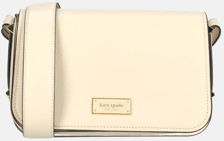 Kate Spade Liv Flap handtas milk glass Ecru