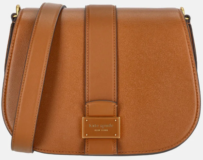 Kate Spade Noveau Saddle schoudertas cavern clay Cognac