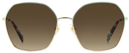 Kate Spade Octagon Zonnebril Met Verlooplenzen Bruin - One Size