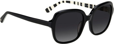 Kate Spade Square Vrouwen Zwart Grijs Gradiënt Gepolariseerd Babbette/G/S - maat