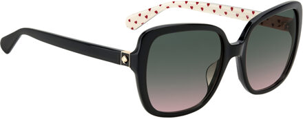 Kate Spade Vrouwen Zonnebril 55/17/140 mm Acetaat Zwart